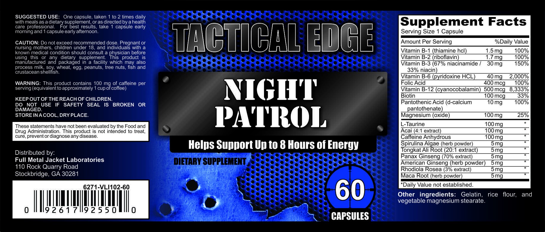 Night Patrol - 60 capsules